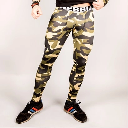 Nebbia Aw Camo Tights Green Camo L