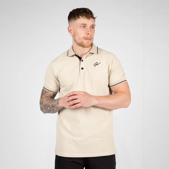 Gorilla Wear Delano Polo Beige/black L
