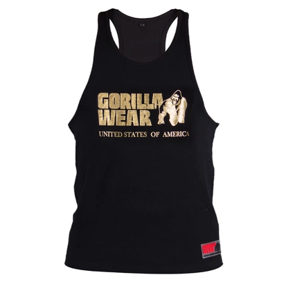 Gorilla Wear Classic Tank Top Black/gold Xl