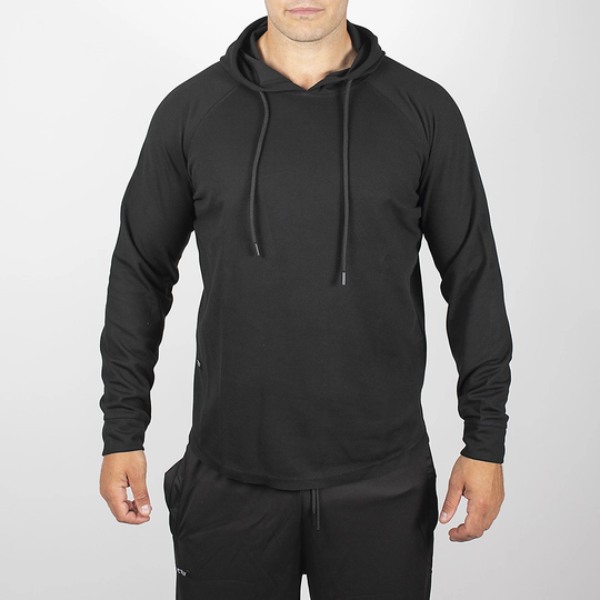 Actly Gym Thermal Hoodie Black L