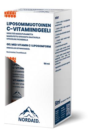 Nordaid Liposomaalinen C-vitamiinigeeli 1000 mg 50 ml