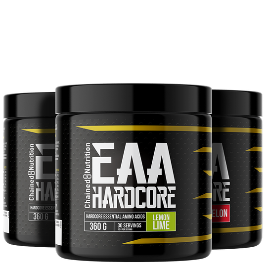 3 x EAA Hardcore Aminohapot 360 g