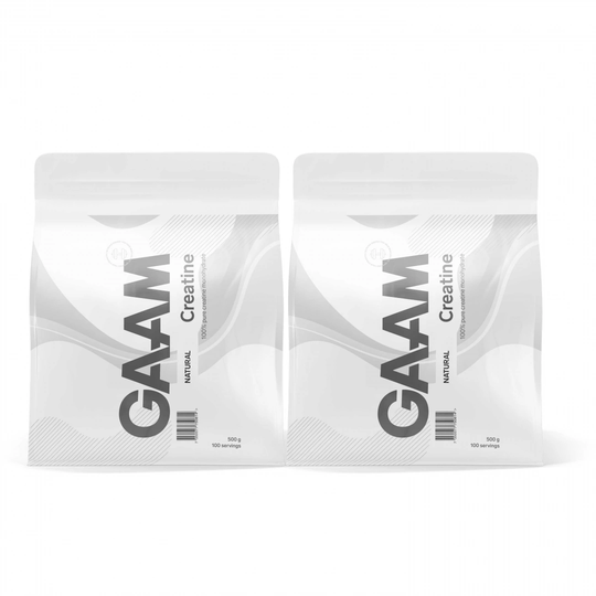 2 X Gaam Creatine Monohydrate 500 G