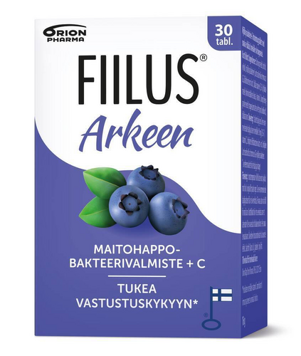 Fiilus Arkeen +C Mustikka 30 purutablettia *