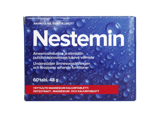 Nestemin yrtti-mineraalitabl 60 kpl
