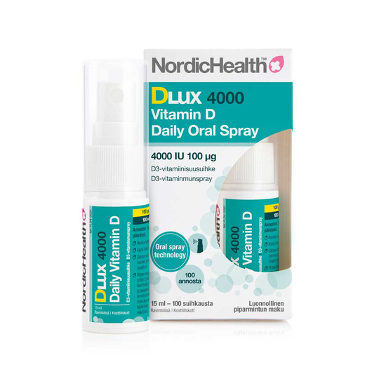 Nordic Health DLux 4000 D3 100 mikrog 15 ml -suusuihke