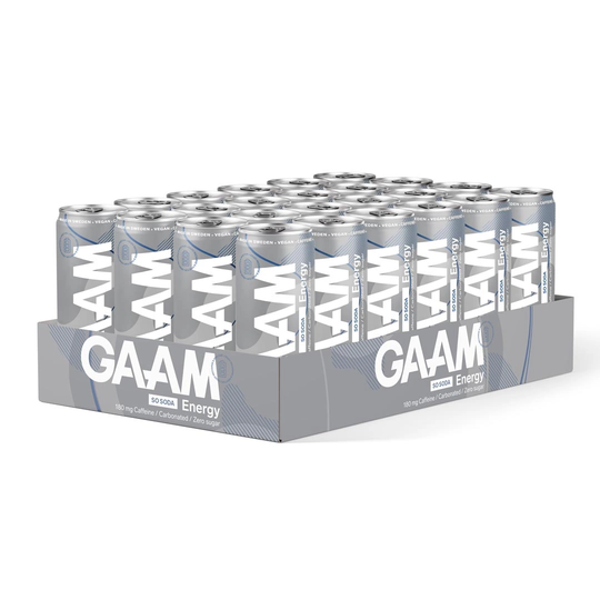 24 X Gaam Energy 330 Ml So Soda