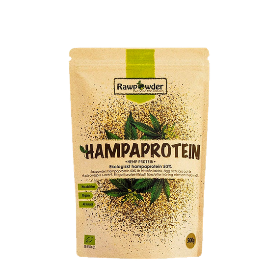 Luomuhamppuproteiini 50% Eco, 500 g