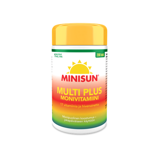Minisun Monivitamiini Multi Plus 200 tabl