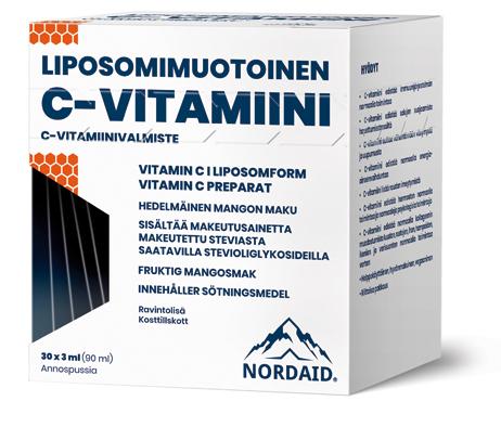 Nordaid Liposomaalinen C-vitamiini geeli 1000 mg 90 ml