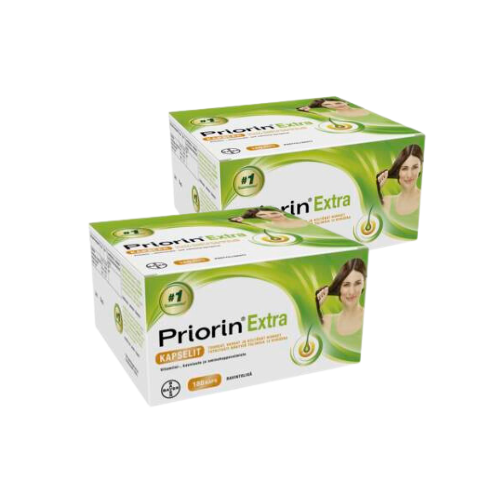Priorin Extra 360 kaps + lahjaksi shampoo