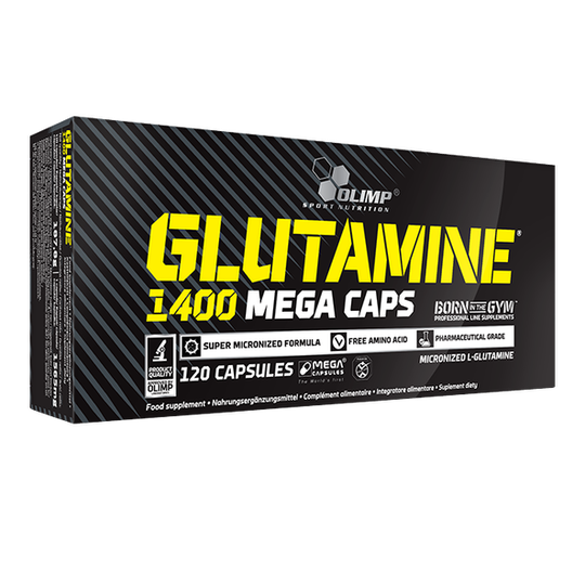 Glutamiini Mega Caps 1400 120 kapselia