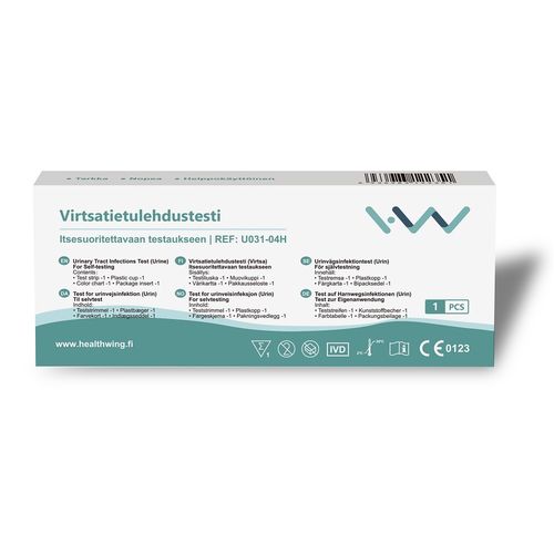 H&W Virtsatietulehdustesti 1 kpl