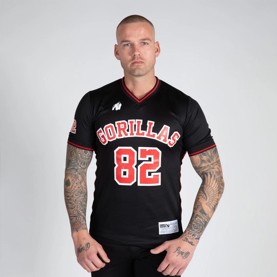 Gorilla Wear San Mateo T-shirt Black/red S