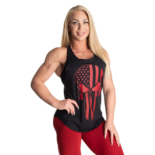 Better Bodies Skull Bowery Tank Black/red S